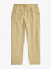 Lateef relaxed fit broek van linnen - Coastal Beige / Beige