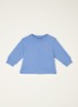 Longsleeve met logoborduring  - Lavendel