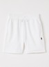 Loose fit korte joggingbroek met logo - Wit