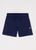Loose fit korte joggingbroek met logo - Donkerblauw