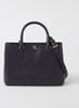 Marcy handtas van leer - Blauw