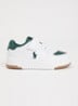 Master Court sneaker met logoborduring - Groen