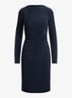 Midi jurk met geknoopt detail - Donkerblauw