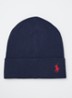 Muts met logoborduring - Donkerblauw