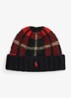 Muts met ruitdessin - Red Plaid / Rood