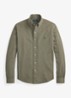 Overhemd van piqué katoen - Cruise Olive C0594-ZY58