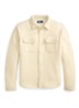Overshirt in wolblend met borstzakken - Andover Cream / Creme