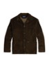 Overshirt van corduroy met opgestikte zakken - Dark Beech / Donkerbruin