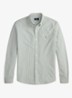 Oxford regular fit overhemd met logoborduring - Vintage Pine/White / Groen