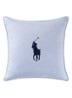 Oxford sierkussenhoes  50 x 50 cm - Blauw