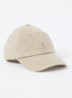 Pet met logoborduring  - Donkerbeige