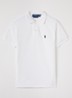 Polo met logoborduring - Wit