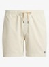 Polo Prepster regular fit korte broek van corduroy - Warm White / Gebroken wit