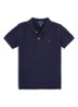 Polo van piqué katoen - Donkerblauw