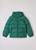 Puffer jack met afneembare capuchon - Groen