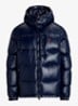 Puffer jack met donsvulling en capuchon - Collection Navy Glossy / Donkerblauw