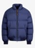 Puffer jack met steekzakken en logo - Cruise Navy / Donkerblauw