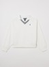 Pullover met logoborduring - Wit