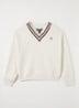 Pullover met logoborduring - Antraciet