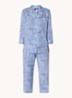 Pyamaset met paisley desson met logoborduring - Lichtblauw