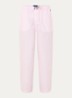Pyjamabroek met logoprint en steekzakken - Roze