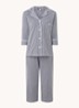 Pyjamaset met print - Royalblauw