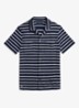 Regular fit overhemd met streepprint - Newport Navy/Pale Cream-ZYRR