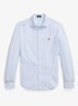 Regular fit overhemd met streepprint - White/Summer Blue / Lichtblauw