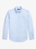 Regular fit overhemd van linnen met streepprint - 7188B Blue White-ZYK7