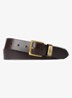 Riem van leer - Donkerbruin