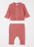 Set van vest met broek 2-delig - Koraal