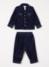 Set van overhemd met broek 2-delig - Donkerblauw