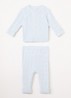 Set van vest met broek 2-delig - Blauw