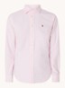 Slim fit blouse van katoen - Lichtroze