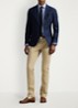 Slim fit chino van twill met stretch - Classic Khaki