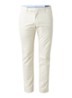Slim fit chino van twill met stretch - Basic Sand
