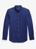 Slim fit overhemd met button down kraag - Freshwater / Donkerblauw