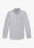 Slim fit overhemd met button down kraag - Donkerblauw