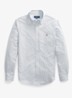 Slim fit overhemd met logo - Bsr Blue / White - Blauw