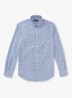 Slim fit overhemd met logo - Plaid / Dark Blue - Blauw