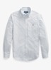 Slim fit overhemd met logo - BSR BLUE/WHITE