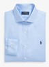 Slim fit overhemd met logoborduring - 5499A Blue / Blauw