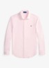 Slim fit overhemd met logo - Carmel Pink/White-2WQF