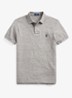 Slim fit polo met logoborduring  - Canterburry Heather / Grijs
