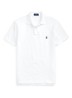 Slim fit polo met logoborduring - White / Wit