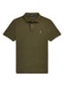 Slim fit polo van piqué katoen - Canopy Olive
