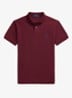 Slim fit polo van piqué katoen - Spring Wine Heather/C7996-3T06