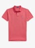 Slim fit polo van piqué katoen - Nantucket Red / Rood