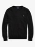 Slim fit pullover van katoen - Polo Black / Zwart