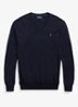 Slim fit pullover van Pima katoen - Hunter Navy / Donkerblauw